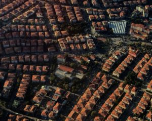 Aerial Photography of Houses and Building Roofs